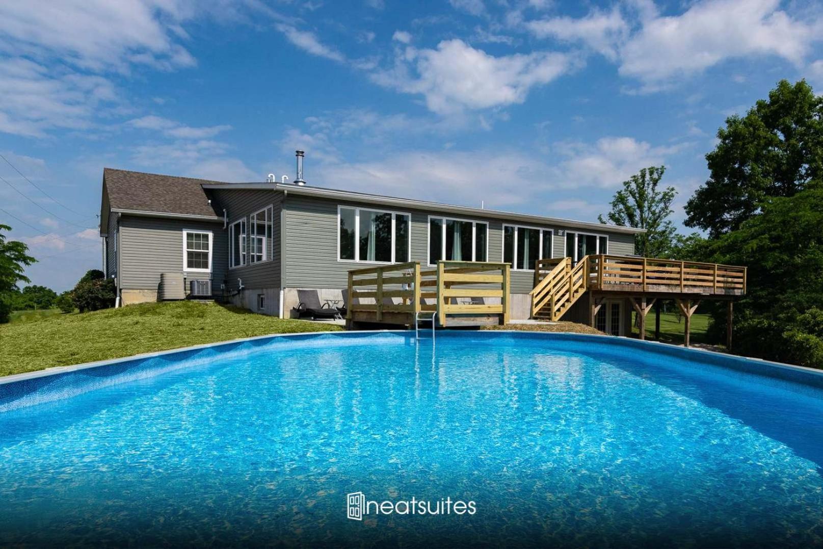 80 Acre Retreat With Pool - Minutes To Ark - Sleeps 15 Villa Williamstown Exterior foto